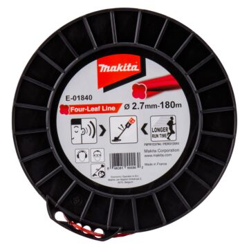 2Makita E-01840 Hilo de corte ,7x180mtr rojo