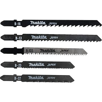 Makita A-86898 Juego de 5 hojas de sierra de calar