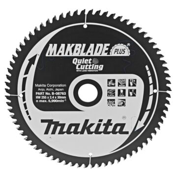 Makita B-08763 Sierra Q+C 255x30x2,4 72T 5g
