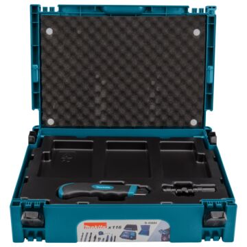 Makita B-49884 Juego de brocas/atornilladores 116 piezas
