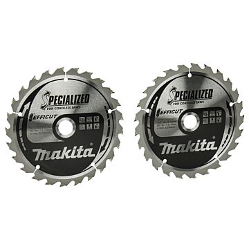 Makita B-62985-2 Twin-Pack Hoja de sierra circular Madera