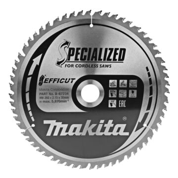 Makita B-67234 Hoja de sierra Madera