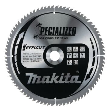 Makita B-67315 Disco de corte Madera