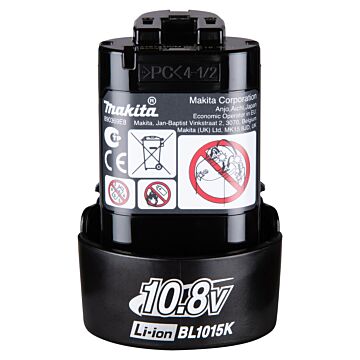Batería Makita BL1015K BL1015K 10.8V 1.5Ah