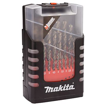 Makita D-29882 Juego de brocas de metal de 25 piezas