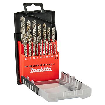 Makita D-29941 Juego de brocas de metal de 19 piezas