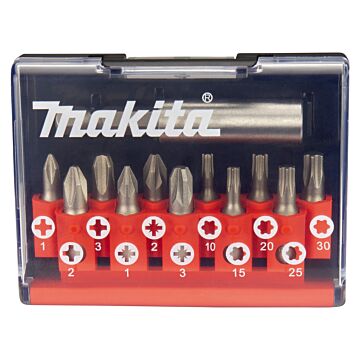 Makita D-31083 Juego de puntas de atornillar de 12 piezas