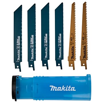Makita D-53051 Juego de sierra recíproca de 6 piezas para madera y metal