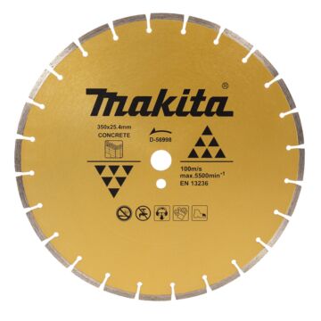 Makita D-56998 Disco diamantado 350x25.4x3.0mm