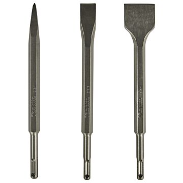 Makita D-71314 Juego de cinceles de 3 piezas