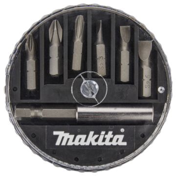 Makita D-73265 Juego de puntas de atornillar Portapuntas de 7 piezas