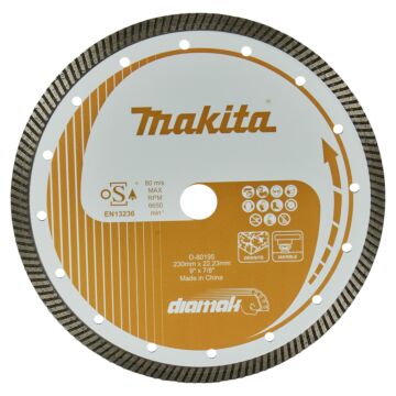 Makita D-80195 Disco diamantado 230x22,23x2,6mm