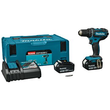 Taladro/atornillador Makita DDF482RFJ 18 V