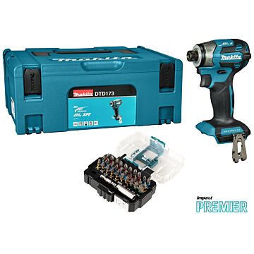 Atornillador de impacto Makita DTD173ZJX1 18 V