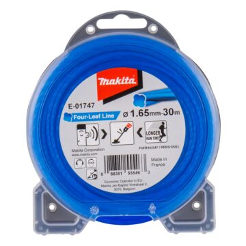 Makita E-01747 Hilo de corte 1,65x30 metros azul