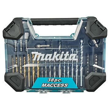 Makita E-22573 Juego de brocas/atornilladores 38 piezas en estuche