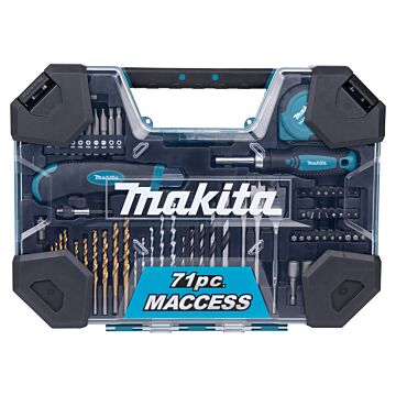 Makita E-22589 Juego de brocas/atornilladores 71 piezas