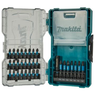 Makita E-22919 Juego de puntas para tornillos de impacto de 32 piezas