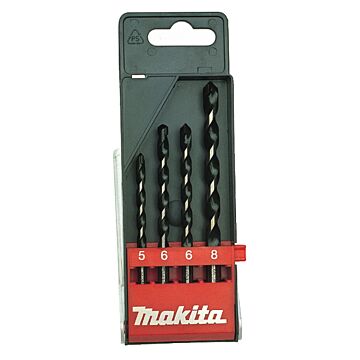 Makita P-10182 Juego de brocas "hormigón" 4 piezas