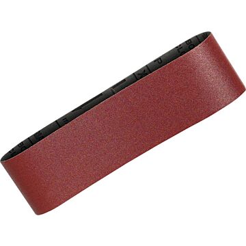 Makita P-37340 Cinta de lija K100 610x76 Roja