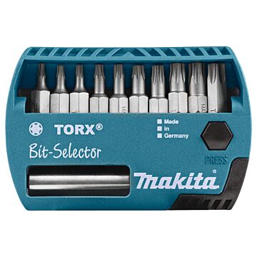 Makita P-53768 Juego de puntas de atornillar "TORX" de 11 piezas