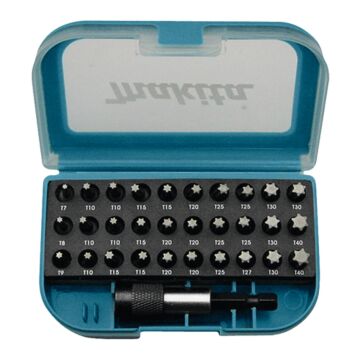 Makita P-73352 Juego de puntas de atornillar "TORX" de 31 piezas