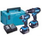 Makita DLX2131TJ 18 V Combiset para taladrar y atornillar (de impacto)