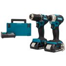 Makita DLX2423AJ 18 V Combiset para trabajos ligeros de taladrado y atornillado (de impacto)