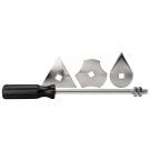 Makita PR00000041 Set rascador pistola aire caliente