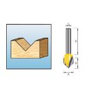 Makita D-09597 Fresa ranurar en V 19.05 90gr S6