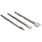 Makita D-71320 Juego de cinceles de 3 piezas