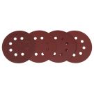 Makita D-77229 Disco de lija 125mm Velcro rojo