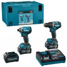 Makita DK0198G201 Juego de brocas y tornillos (de impacto) Combset 40 V Max