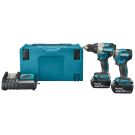 Makita DLX2528TJ LXT 18 V Combiset para trabajos de taladrado (de impacto) y atornillado (de impacto)