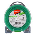2Makita E-01775 Hilo de corte ,0x30mtr verde