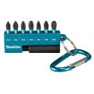 Makita E-11994 Juego de puntas para tornillos de impacto 8 piezas 25mm