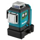 Makita SK700GDX 12 V Max Láser de línea cruzada verde 3x 360°