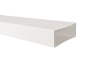 Conducto de ventilación blanco 220x90 mm.
