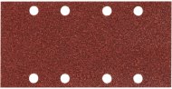Hoja de lija 93x185 mm. velcro rojo