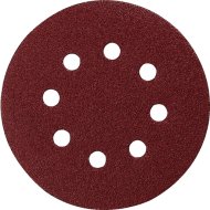 Disco lijador 125 mm velcro rojo