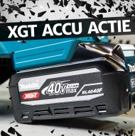Batería gratuita con las máquinas XGT